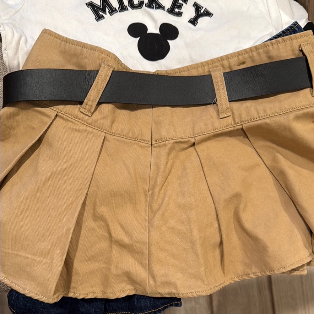Mickey Mouse Graphic Tee and Denim Skirt Set - Picture 3 of 6